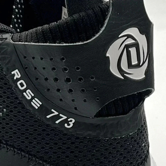 Adidas Men 8 Women 9.5 Rose 773 FX7123 Basketball Shoes Black & White Athleisure main image 6